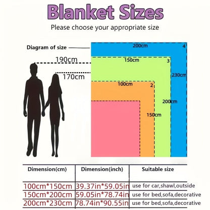 Taffeta Blanket Double-Sided, Silky All-Season Sleep Blanket for Bed & Air Conditioning, 5 Colors