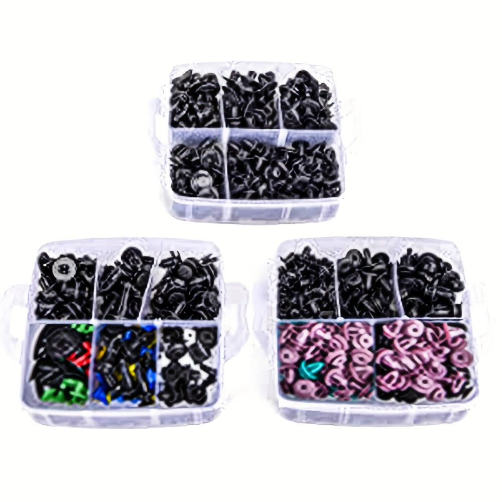Car Body Clips Fasteners Assortment Kit 735/740pcs – 23 Sizes Nylon Bumper Fender Rivets with Zip Ties & Fastener Remover Tool