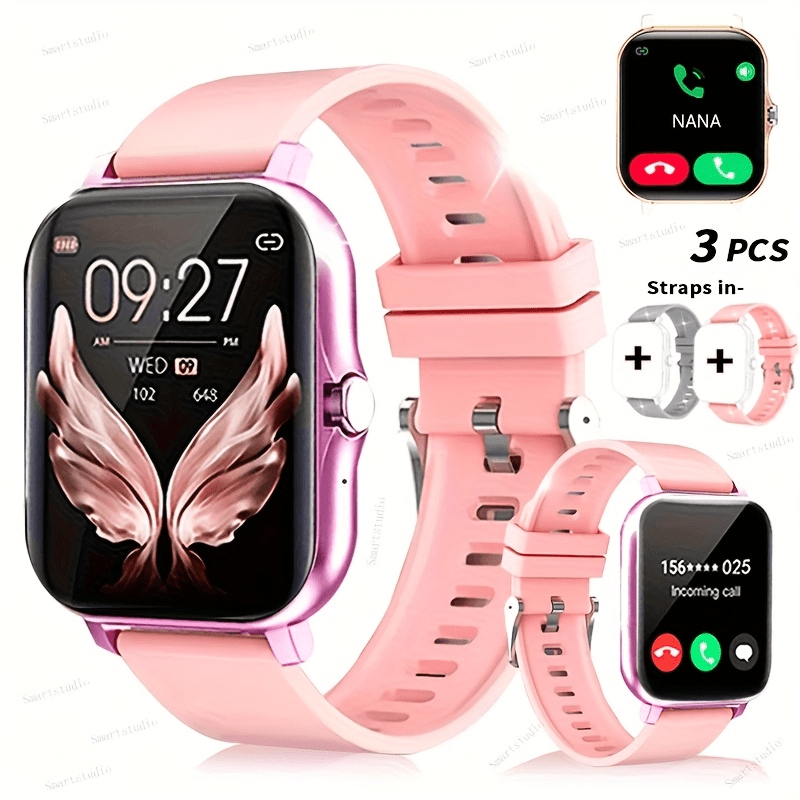 Smartwatch Unisex GPS 1.83" Full Touch – Wireless Calling, Music Playback, Remote Camera Control, Multi-Sport Fitness Tracker, Message