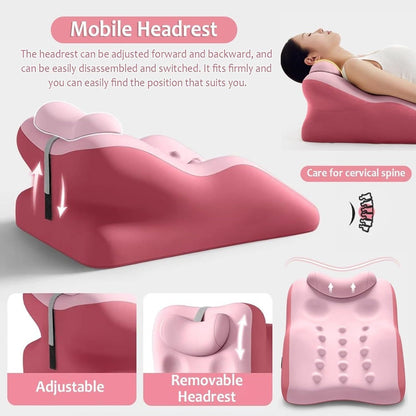 Memory Foam Cervical Support Pillow – Ergonomic Side & Back Sleeper Pillow with Breathable Cover | Multi-Functional Neck & Lumbar Support
