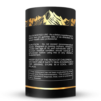 Pure Himalayan Shilajit Gummies with KSM-66 Ashwagandha, Ginseng & Gokshura, 85+ Trace Minerals, 75% Fulvic Acid