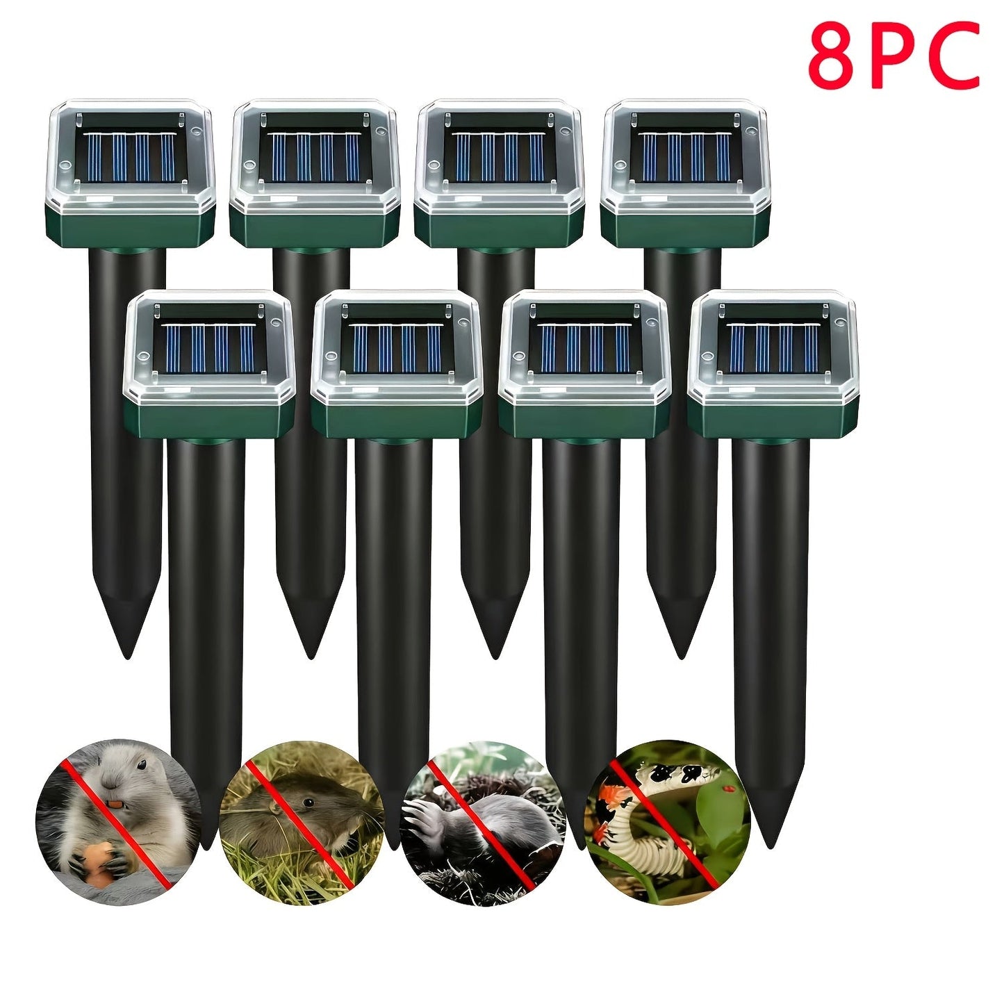 Outdoor Solar Lights for Yard, Solar Outdoor Lights for Garden, LED Landscape Path Lights IP44, Solar Lawn Projection Lights for Yard