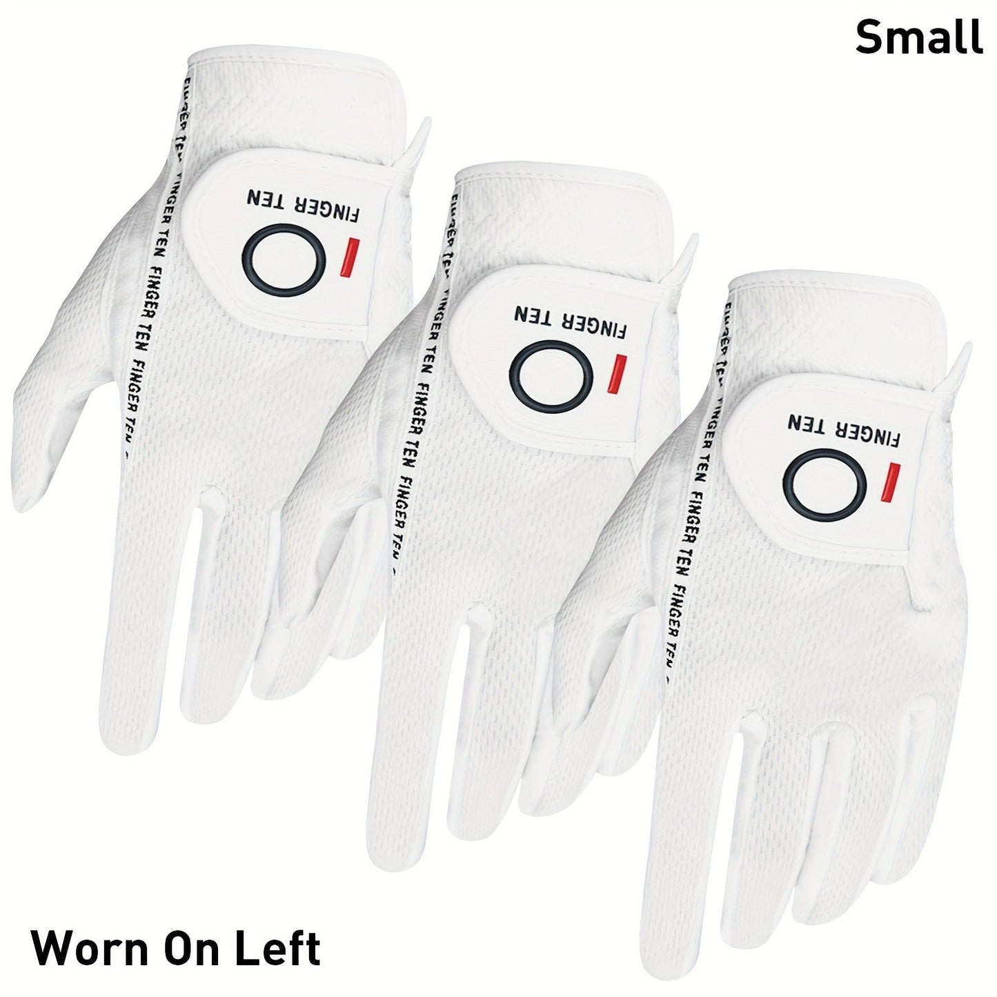 Wet Weather Golf Gloves Rain Grip 3-Pack for Men | Breathable Water-Resistant Golf Gloves for Left & Right Hand