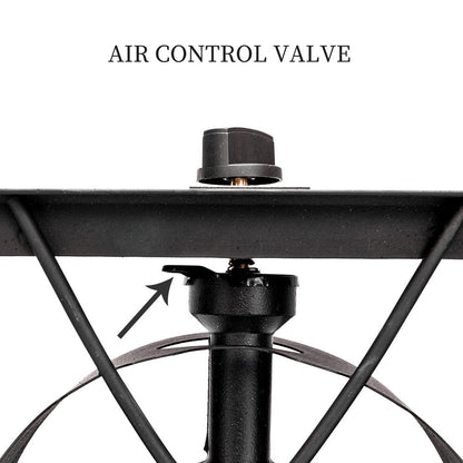 Outdoor Propane Burner Stove Cast Iron High Pressure Gas Cooker with Detachable Stand Legs