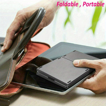 Foldable Bluetooth Keyboard with Numeric Keypad Triple Fold BT5.1 3-Device Multi-Switch USB-C for an Everyday Personal Care Routine