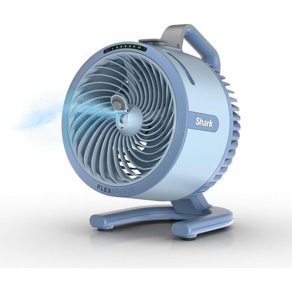 Portable Fan by Shark FlexBreeze HydroGo Pro, Refurbished Five-Speed Misting Model with Oscillation