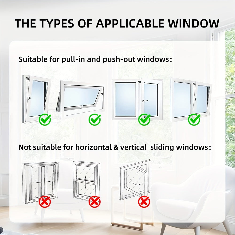 Portable AC Window Sealing Strip Universal | Adjustable Air Conditioner Exhaust Hose Seal Kit with Zipper & Adhesive | 4M 5M 220" 236" Sizes