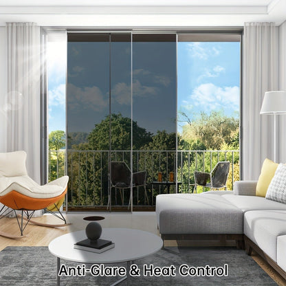 One Way Window Film Static Cling No Glue - Heat Control Anti-Glare Sun Blocking Reflective Mirror Tint for Home Office Hotel