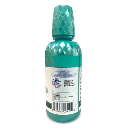 GuruNanda Alcohol Free Mouthwash 2 Pack 16 oz Each Fluoride Free Oral Rinse with 8 Essential Oils Sodium
