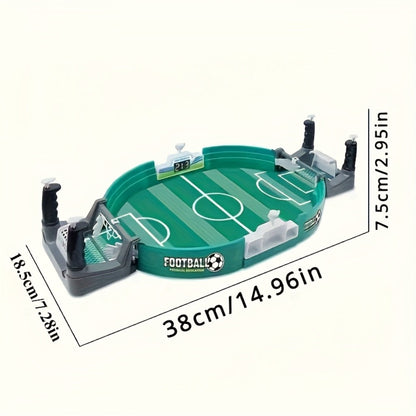 Table Football Game for Kids & Adults, 2-Player Tabletop Soccer Duel Board Game, Family Fun Indoor Game Night Gift for Boys Girls Teens