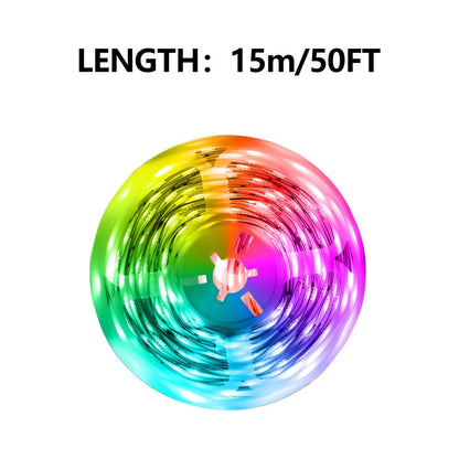 Music Sync LED Strip Lights with APP & 24-Key Remote - RGB Color Changing Built-in Mic for an Everyday Personal Care Routine