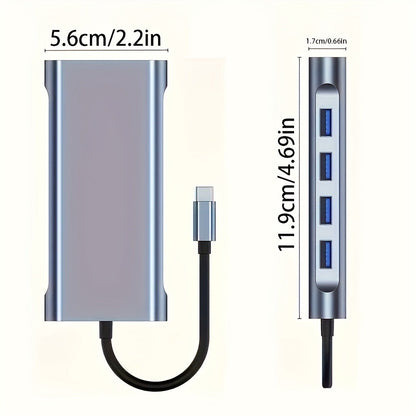 11-in-1 USB-C Docking Station with Triple Display, 4K HDMI, Gigabit Ethernet, 100W PD, 3 USB Ports
