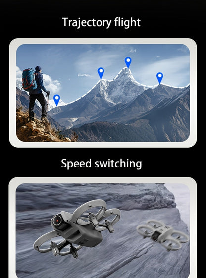 4K RC Airplane Auto Hover Dual Batteries Optical Flow WiFi FPV Camera One-Key Return Roll Anti-Shock Anti-Collision