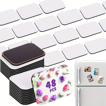 Sublimation Magnet Blanks 96 Pcs Blank Refrigerator Magnets for DIY Crafts for Home Cooking, Dining and Outdoor Meals