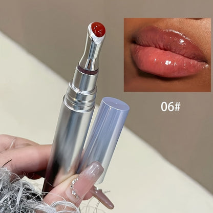 Tinted Lip Gloss Set 6pcs Plumping Vibrant Shine, Non-Drying Glossy Lip Balm for All Seasons, Festival Party Makeup