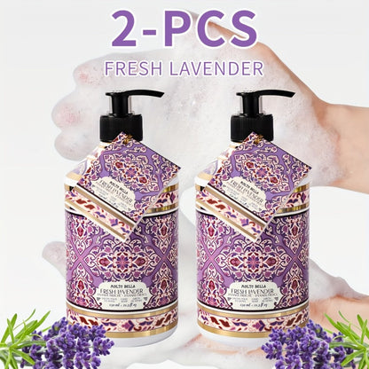 Moisturizing Liquid Hand Soap 2-Pack 21.3 fl oz Each – Foaming Pump Dispenser in 5 Scents, Gentle Gel Formula for All Skin Types