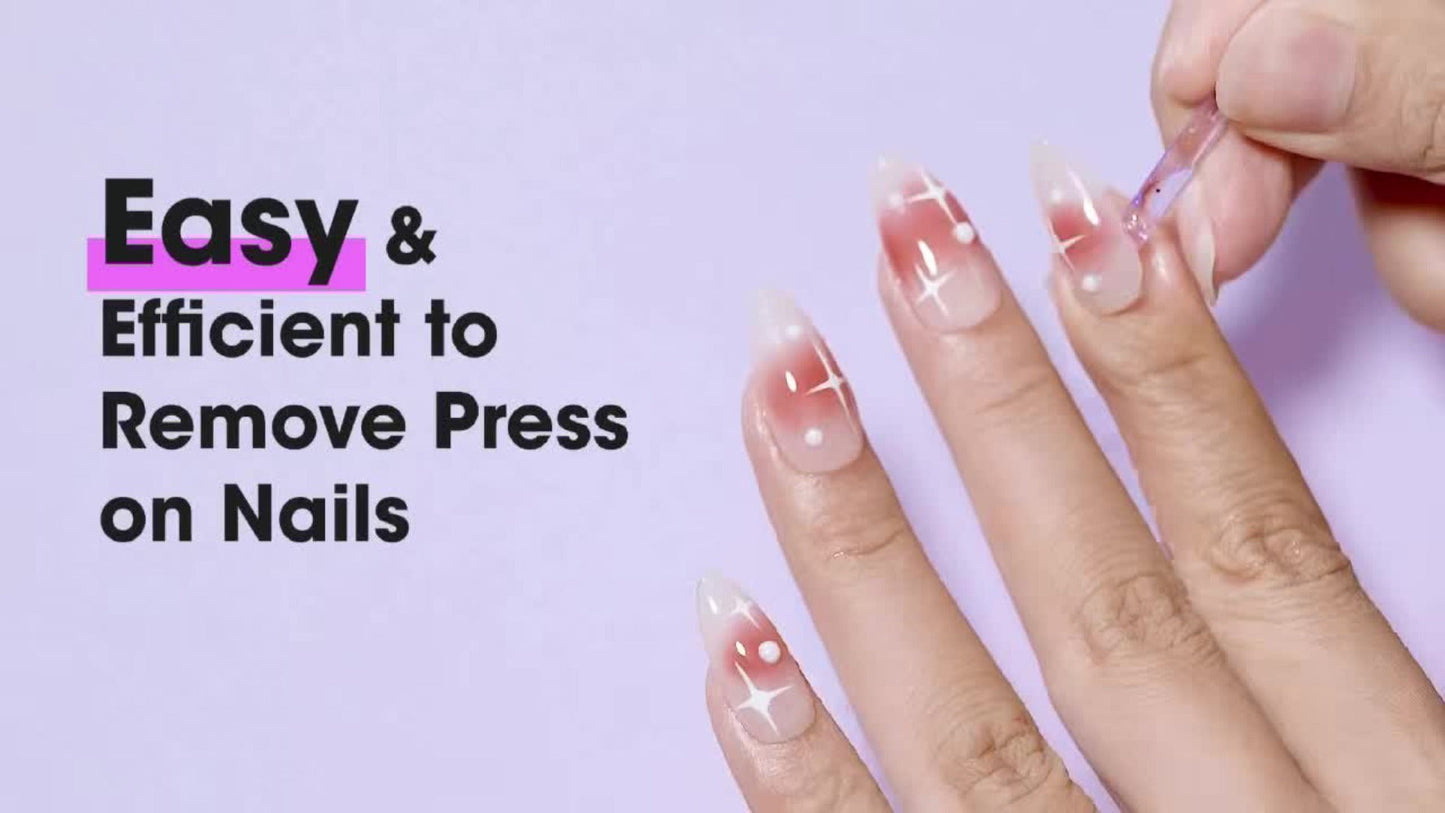Nail Glue Remover 20ml Precision Needle Applicator Acetone Free – Fast Acting No-Mess Formula for Press On Nails Gel X Nail Tips Fake Nails