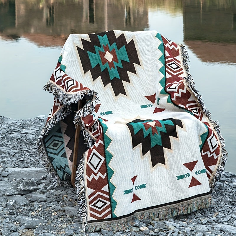 Picnic Blanket Bohemian | Camping Mat Tablecloth Sofa Blanket Indoor Outdoor Universal Carpet