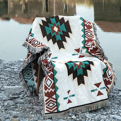Picnic Blanket Bohemian | Camping Mat Tablecloth Sofa Blanket Indoor Outdoor Universal Carpet