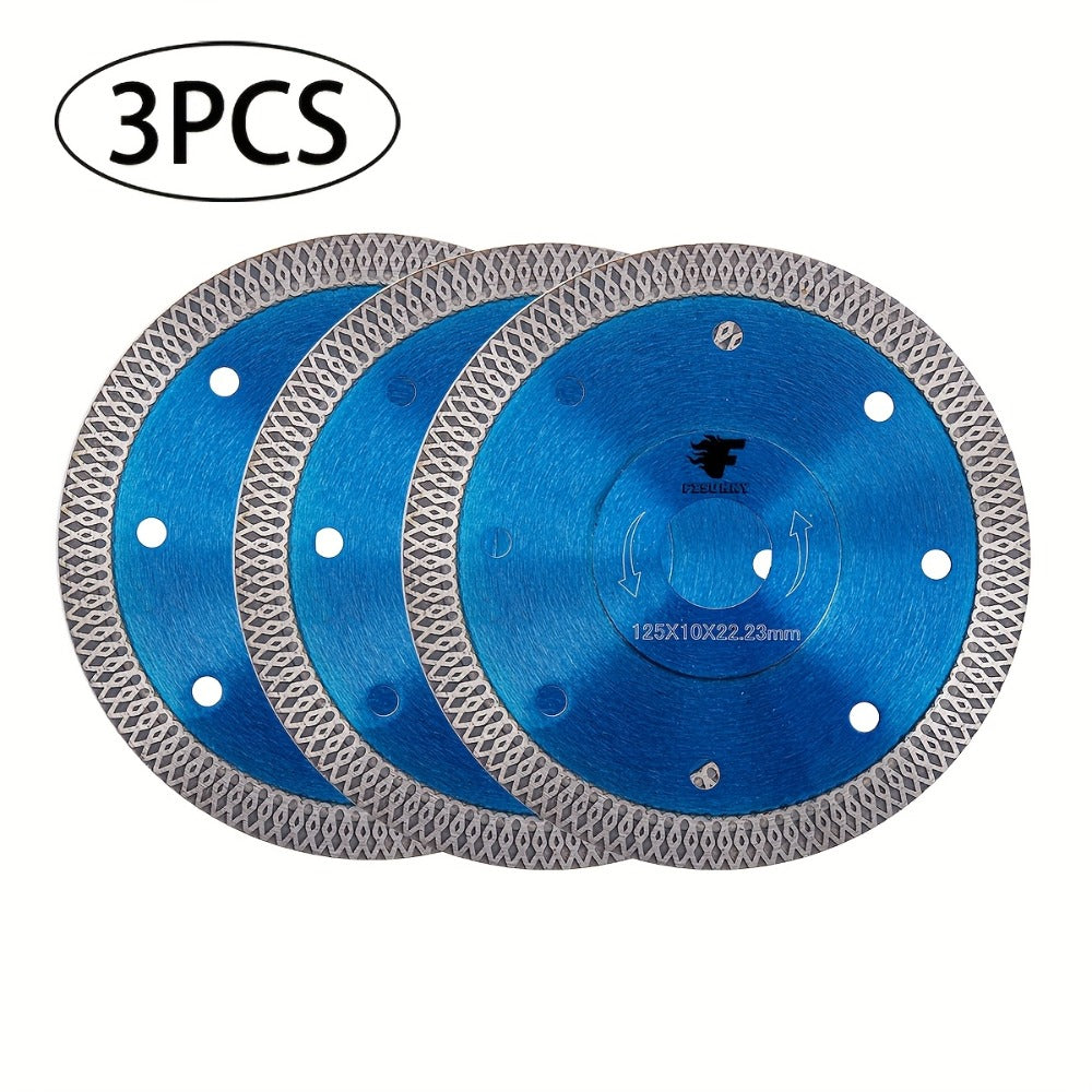 Diamond Saw Blade 4-1/2 Inch 3-Pack X-Teeth Ultra Thin Dry Wet Cut for Porcelain Ceramic Tile for an Everyday Personal Care Routine
