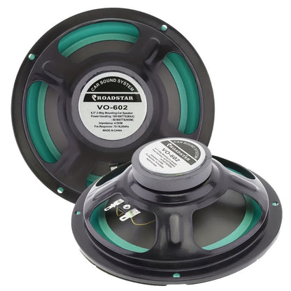 6.5 Inch Car Speakers 160W HiFi Coaxial Full Range – Universal Automotive Audio Stereo Speaker, Single or Pair