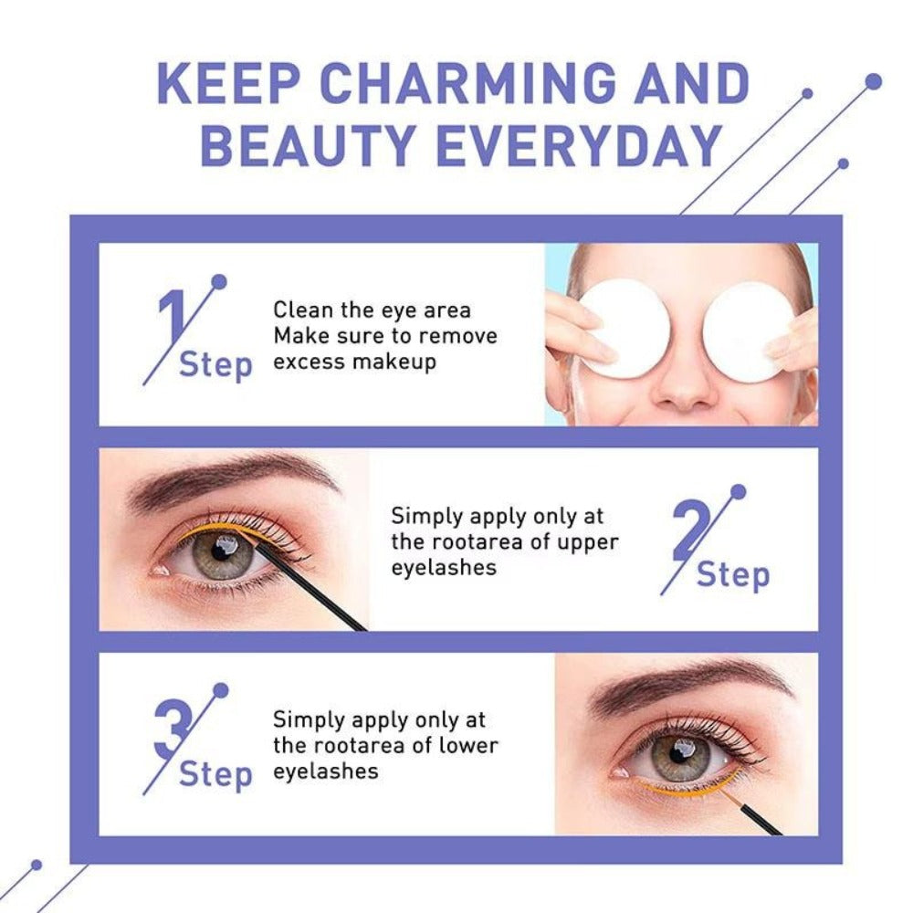 Lash & Brow Growth Serum 2-Pack – Thickening Lengthening Curling Eyelash Serum for Fuller Upper Lower Lashes | Eyebrow Serum for Sparse