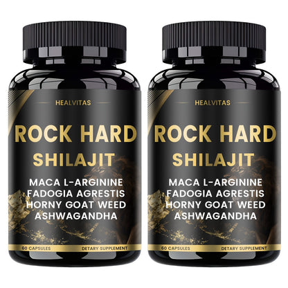Shilajit Ashwagandha Capsules with Taurine, Ginseng & Turmeric, 5-in-1 Natural Energy, Mood, Nerve & Antioxidant Support