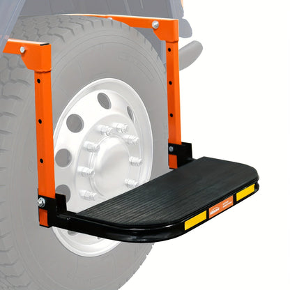 Tire Step Foldable Anti-Slip Thickened – 300 / 500 / 650 lb Capacity Adjustable Height for Truck SUV Trailer Maintenance