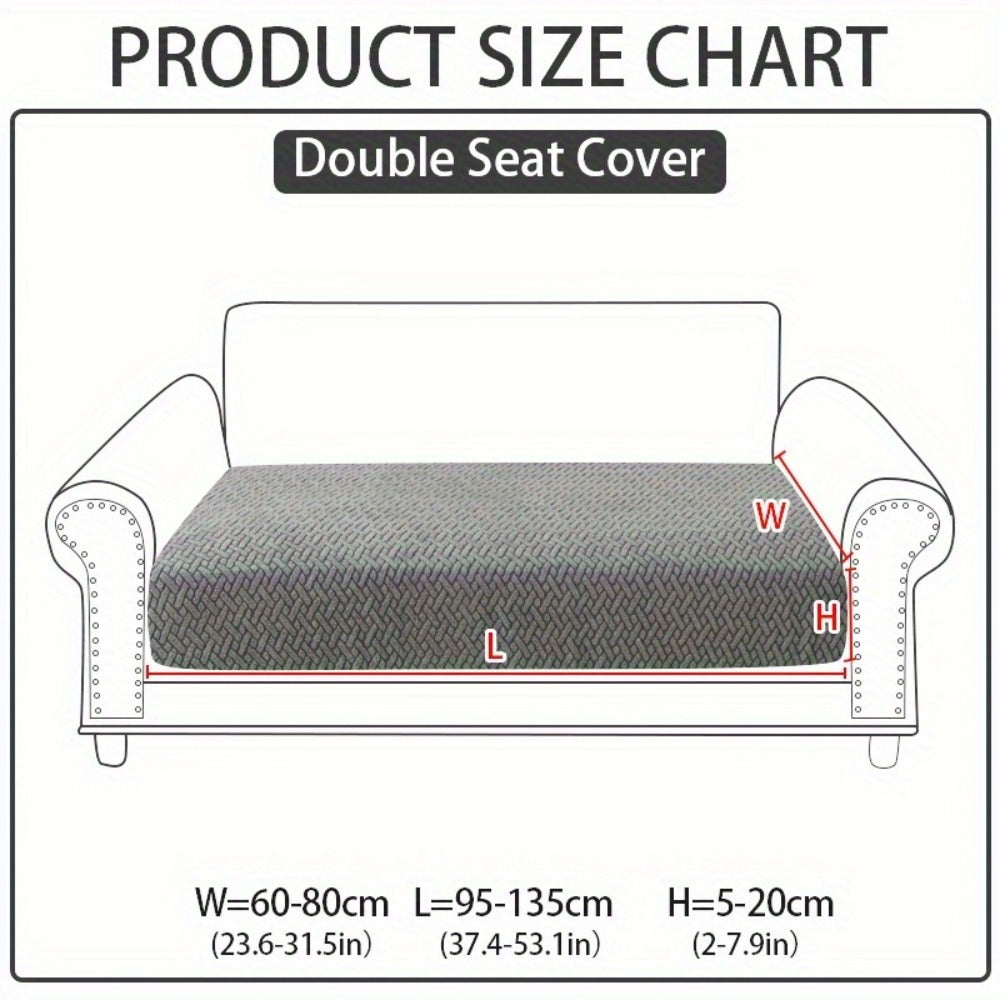 Sofa Cover Sectional Panel Options for Single to 4 Seats, Chaise, Armrest Pair or Backrest in Five Colors