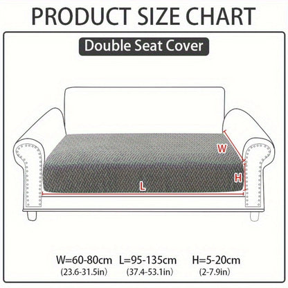 Sofa Cover Sectional Panel Options for Single to 4 Seats, Chaise, Armrest Pair or Backrest in Five Colors