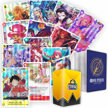 Card Game 70-Plus Anime Pirate Card Assortment with 60 Mixed Cards and Included Storage Box