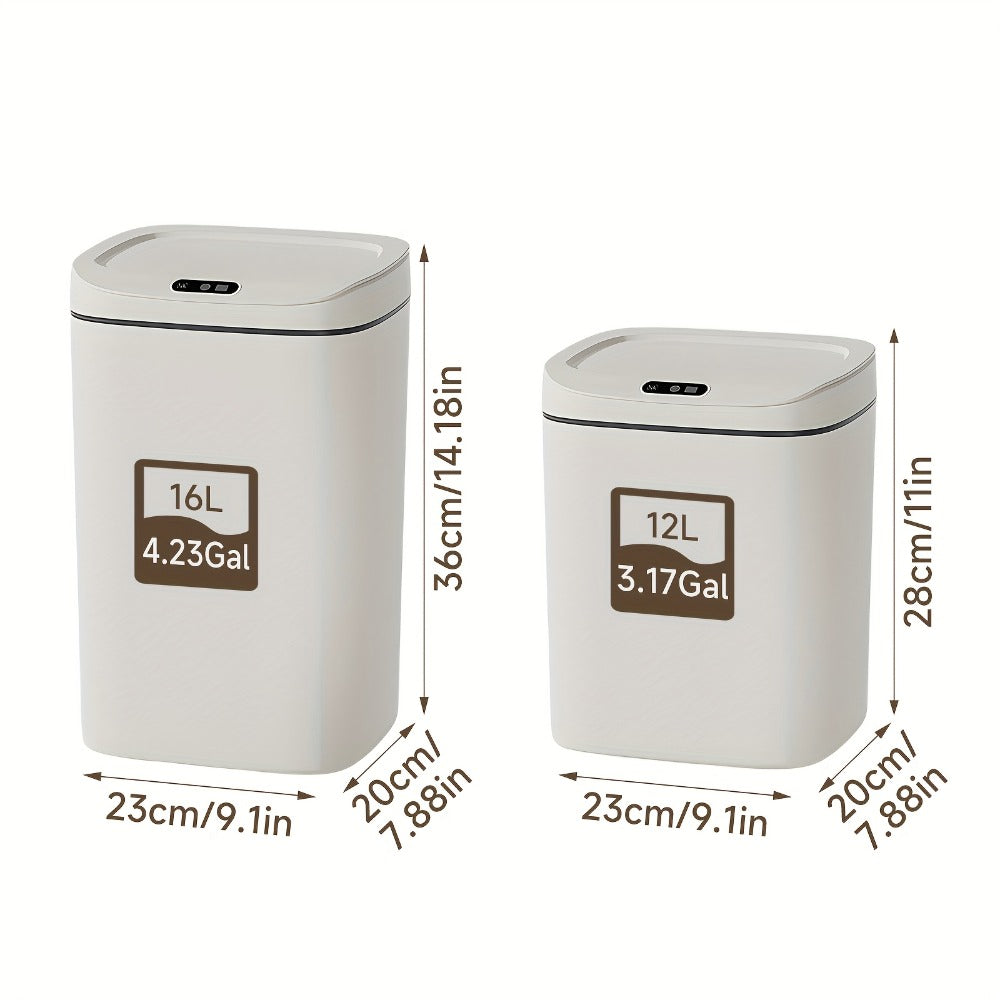 Motion Sensor Trash Can Touchless, Smart Hands-Free Trash Bin with Sealing Lid & Odor-Blocking Technology