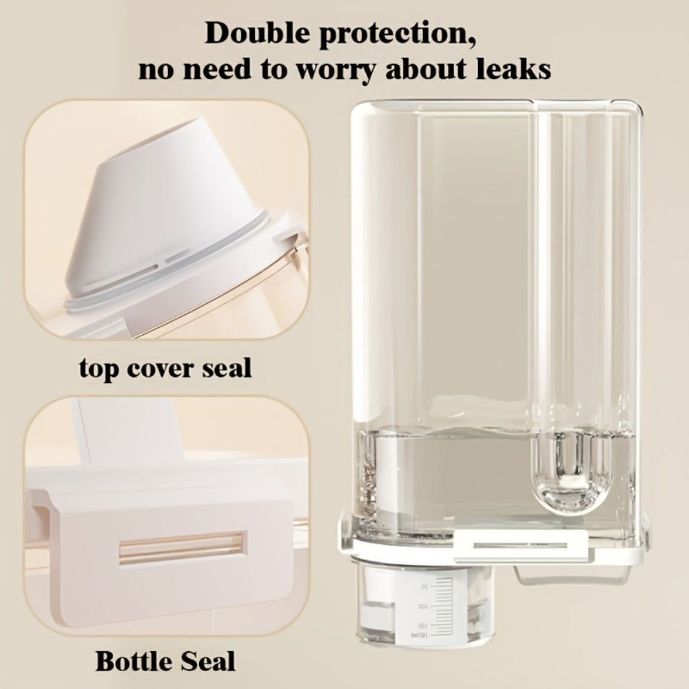 Airtight Grain Storage Containers 4pcs – Transparent Plastic Food Storage Box with Flip Top Lid & Pouring Port for Rice Flour Dry Goods