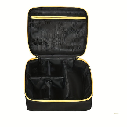 Tool Bag for Dewalt Cordless Router DCW600B XTR01Z – Heavy Duty Fabric Organizer with Mesh Pockets, Battery Holder, Charger Compartment