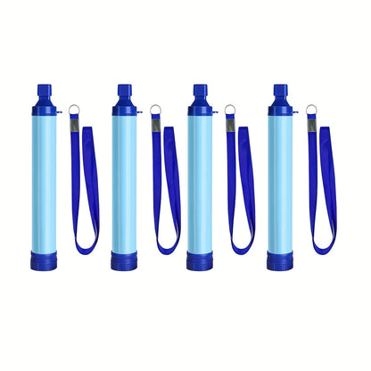 Portable Water Filter Straw for Outdoor Survival – Lightweight ABS Filtration Bottle for Hiking, Camping, Trekking & Emergency Use