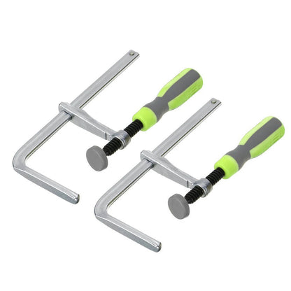 Track Saw Clamps 2pcs, Quick Adjust MFT Table Rail Clamps with Soft-Grip Handle, Compatible with Festool Track Saw Rail System