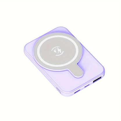 Power Bank Magnetic 5000mAh or 10000mAh with 5W Wireless Charging, LED Display and Dual Inputs