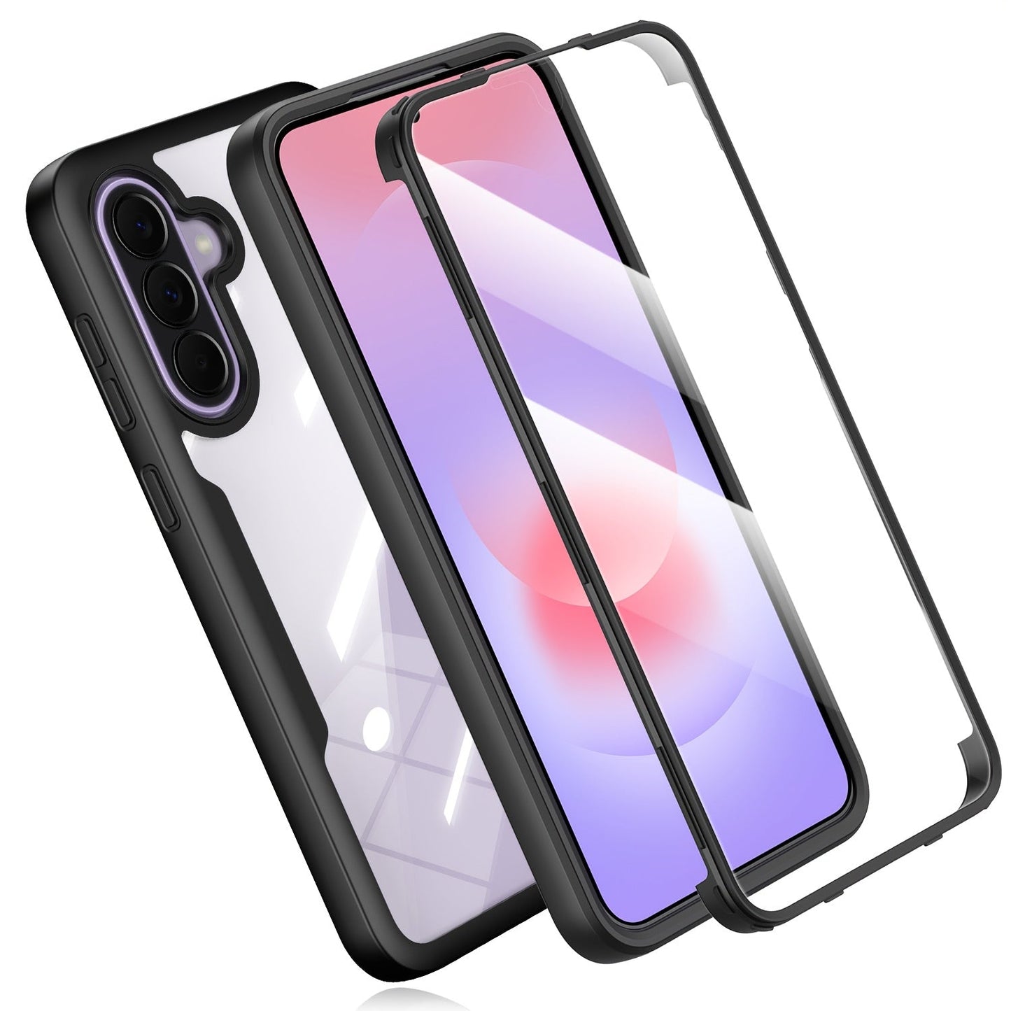 Samsung Galaxy A-Series Rugged Case with Built-In Screen Protector – Full Body Shockproof Phone Cover for Galaxy A15 A16 A17 A36 A37 A56 A57