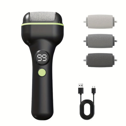 Hard Skin Remover for Feet Electric 14-in-1 Professional Pedicure Kit Rechargeable Foot Grinder 3 Rollers 2
