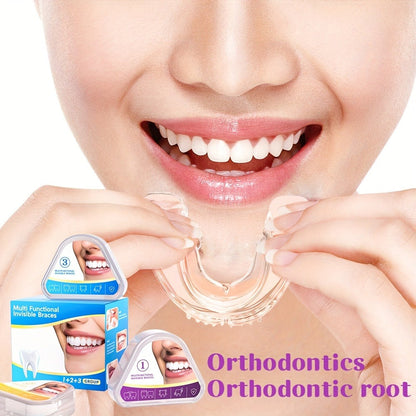 Teeth Straightener 3-Stage Orthodontic Braces Set, Progressive Alignment for Different Periods