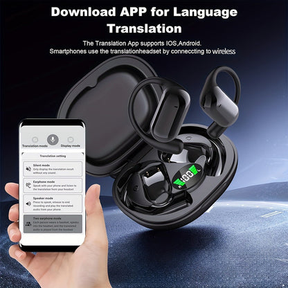 AI Translation Earbuds 144 Languages Real-Time Bluetooth 6.1 TWS Meeting Notes Noise Cancelling for an Everyday Personal Care Routine