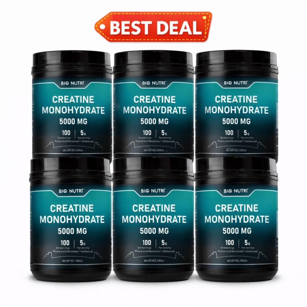 Creatine Monohydrate Powder 5000mg Per Serving 500g Pure Micronized Unflavored - Pre & Post Workout Supplement for Strength