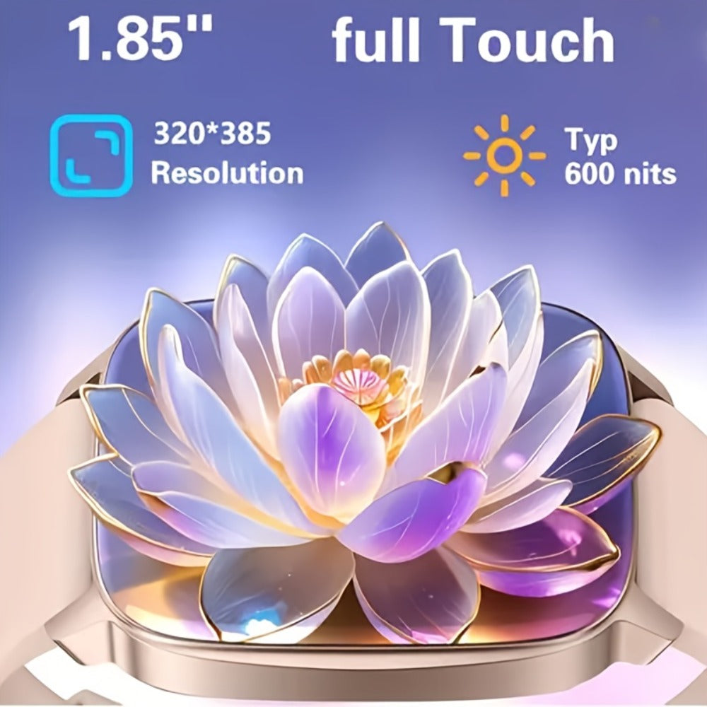 Smartwatch Smart Bracelet 1.83" Full Touch – Wireless Calling, Message Notifications, Fitness & Multi-Sport Tracker, Heart Rate