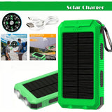 Green Power Bank + Data Cable + Backpack Hook