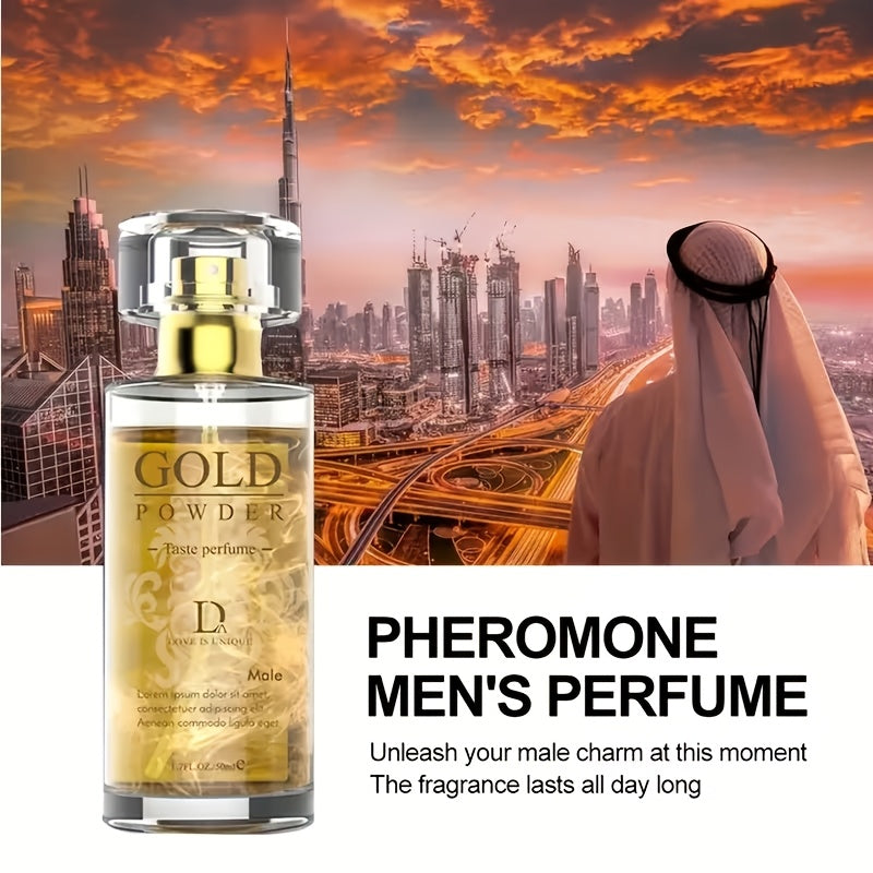 Cologne for Men Pheromone Perfume Attraction Scent Masculine Woody Musk Charm Fragrance Spray for Bath Time, Home Spa and Personal Care