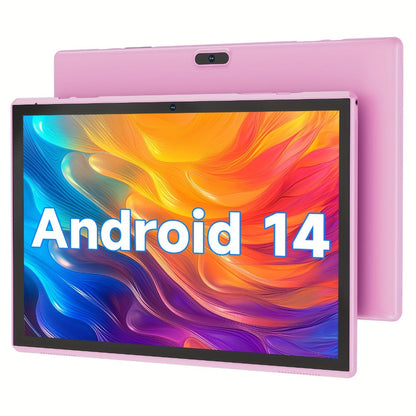 Android Tablet 10.1-Inch with Android 14, 6GB Total RAM, 32GB Internal Storage, WiFi 6 and 6000mAh Battery