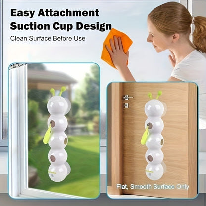 Automatic Caterpillar Cat Toy Interactive Electric Teaser for Indoor Cats – Self-Moving Worm Chasing Toy Stimulates Hunting Instincts Keeps