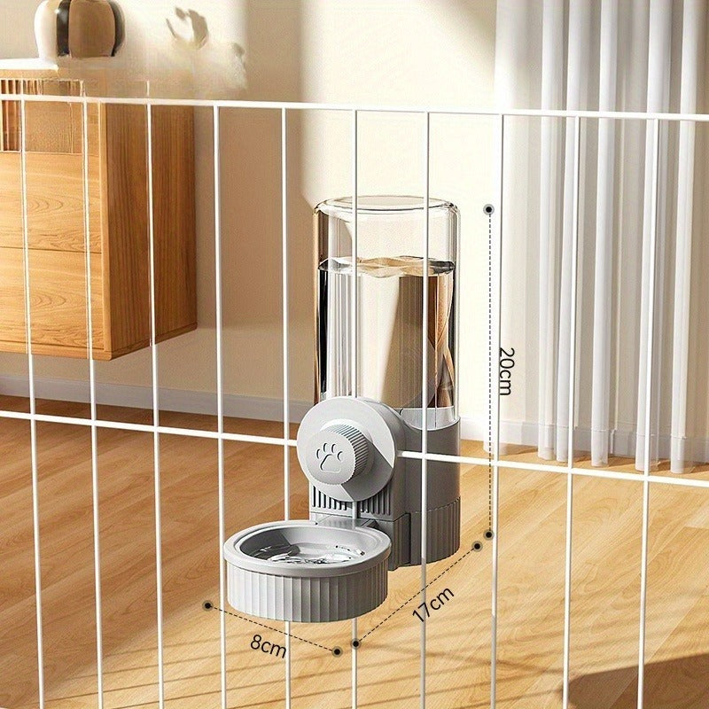 Hanging Cage Pet Water Dispenser & Automatic Feeder – No-Drip Gravity Feed Bowl for Rabbits, Guinea Pigs, Hamsters & Small Animals |