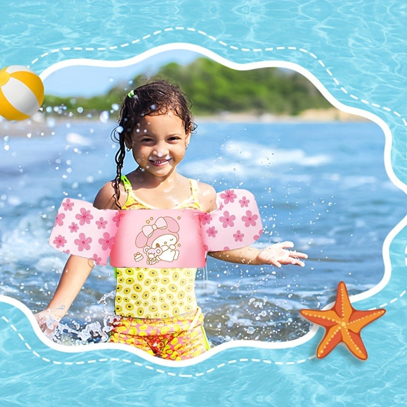Kids Swim Vest Floating Jacket – Adjustable Straps, Lightweight, Cute Cartoon Pattern for Boys Girls Beginners