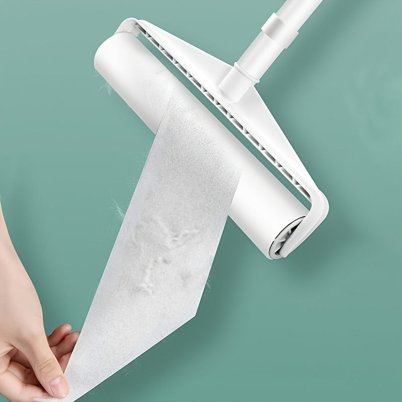 Lint Roller with 49-Inch Extendable Handle for Pet Hair Removal – Reusable Sticky Roller for Sofa, Carpet, Clothes, Floor & Furniture